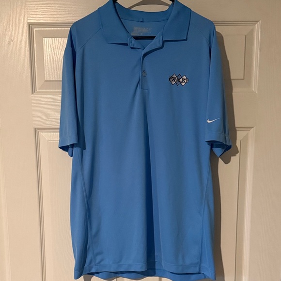 Nike Other - Nike Men's UNC Chapel Hill Finley Golf Course Carolina Blue Polo Shirt